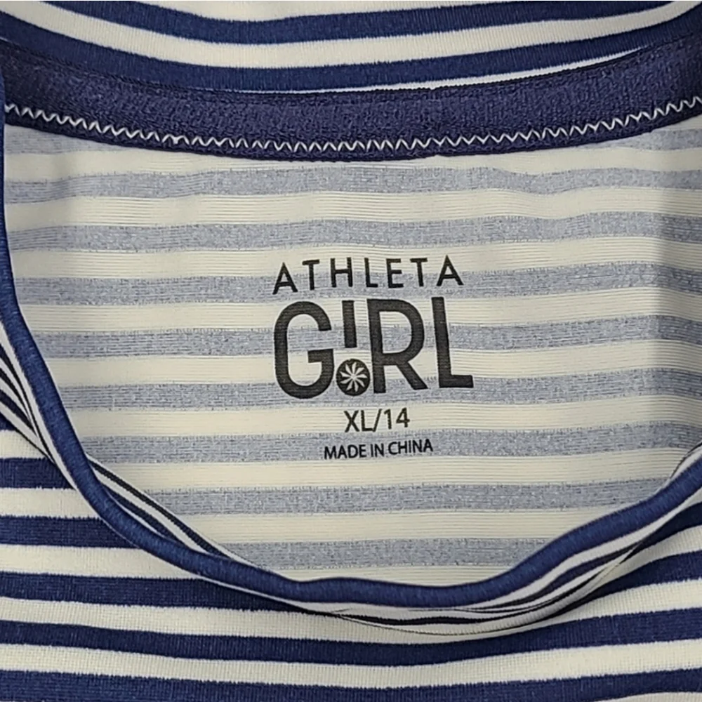 Athleta Girl sleeveless overlap rashguard size 14